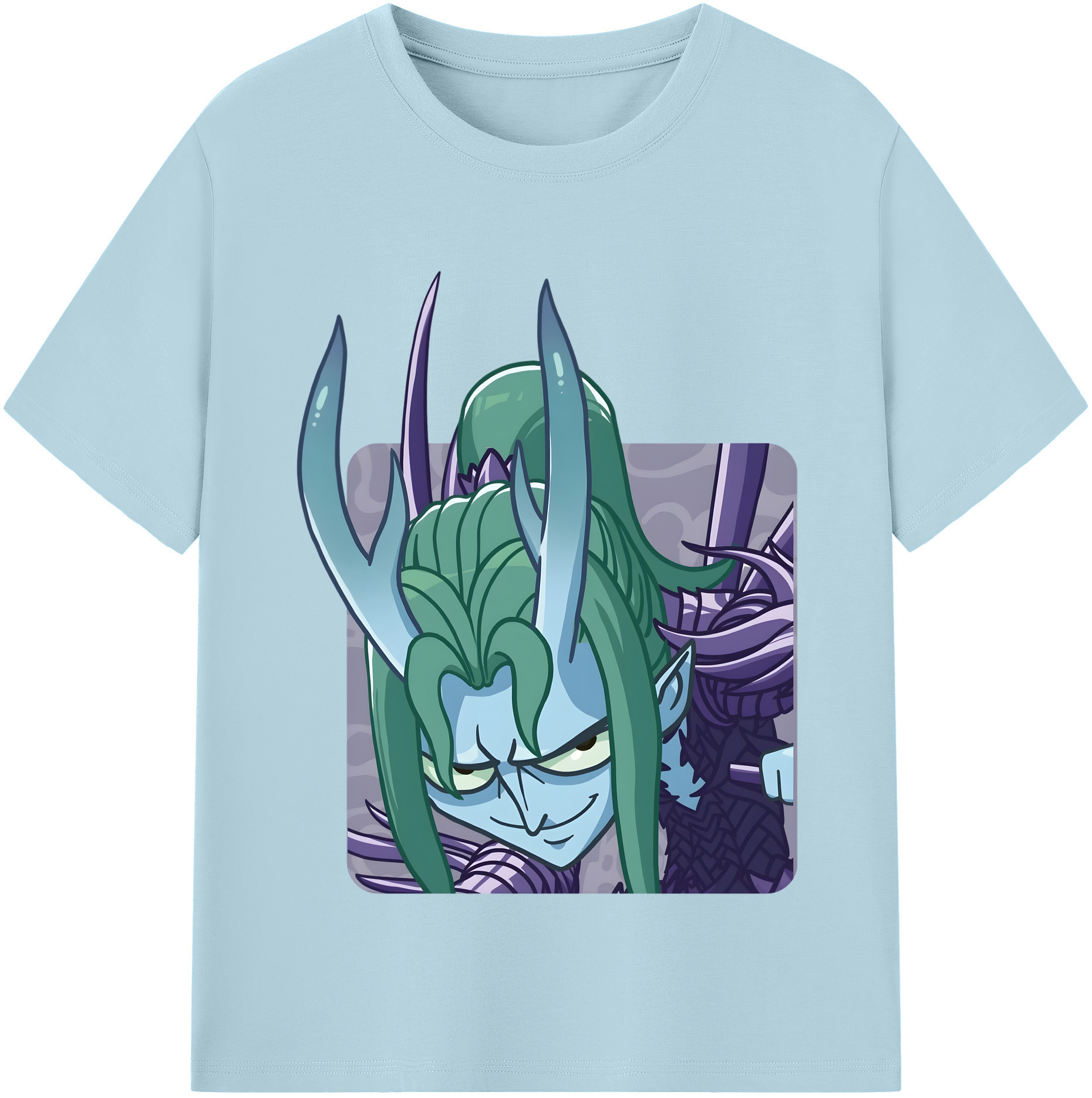 （画像用） Ne Zha 2 ナタ 魔童の大暴れ 綿100％半袖Tシャツ（フロントプリント）